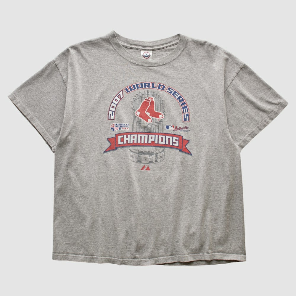 Boston Red Sox Delta 2007 T-shirt - Heather Gray - M by Fanatics Real Vintage T-shirts