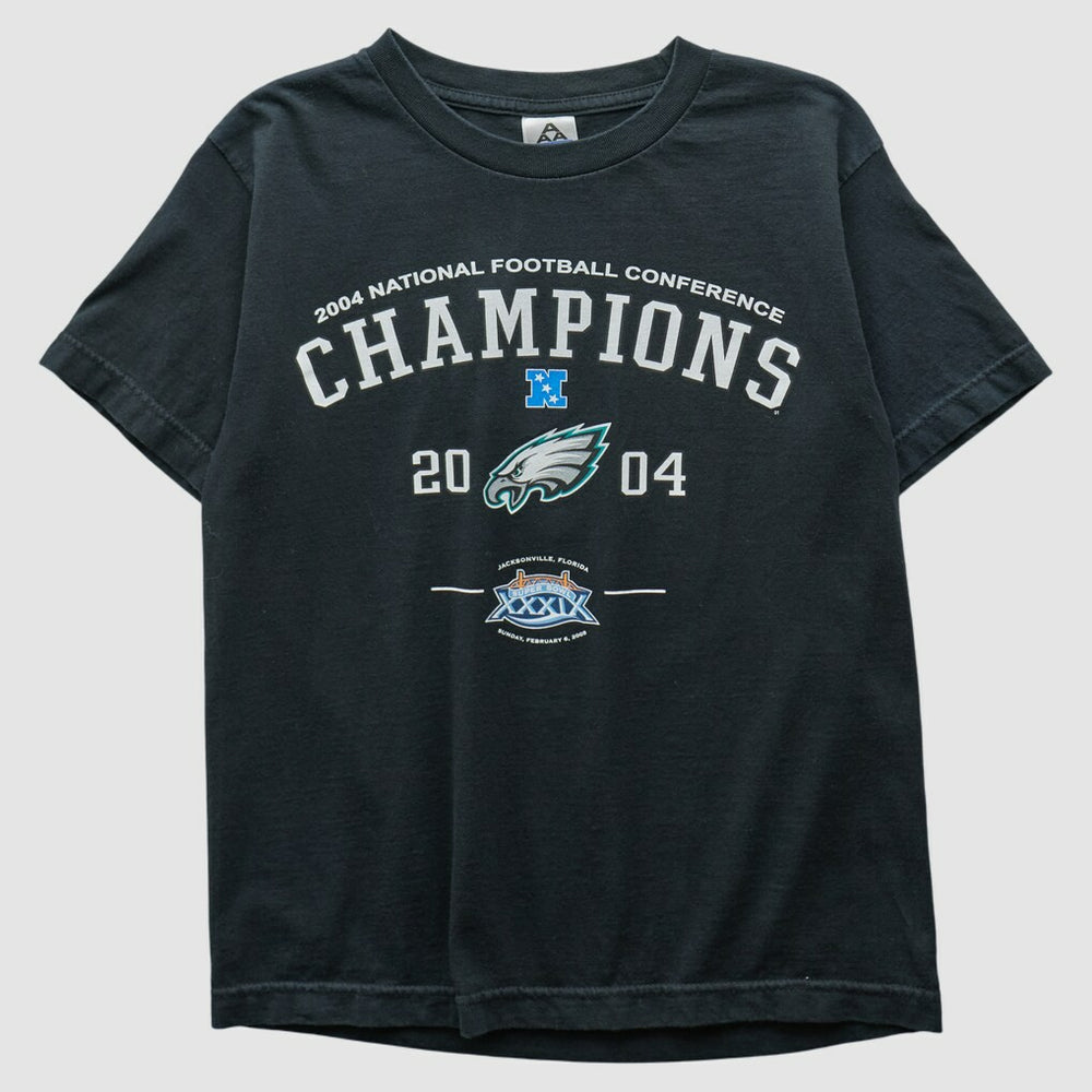 Philadelphia Eagles Alstyle 2004 T-shirt Black Vintage