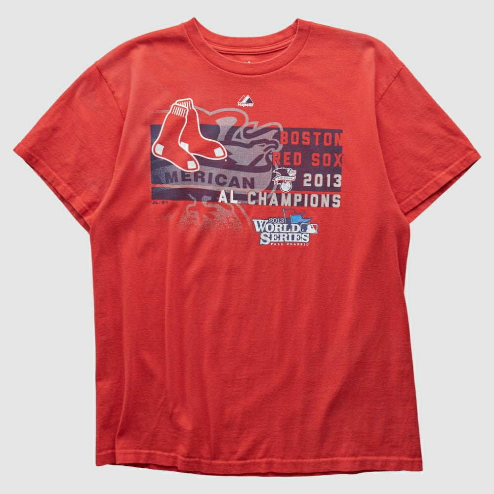 Boston Red Sox Majestic 2013 T-shirt - Red - M by Fanatics Real Vintage T-shirts