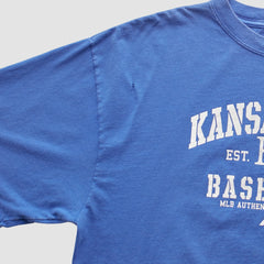 Kansas City Royals Majestic 2000s T-shirt - Blue - 2XL by Fanatics Real Vintage T-shirts