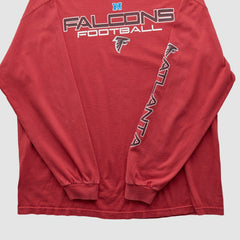 Atlanta Falcons Team Edition Apparel 2010s Long Sleeve T-shirt Red Vintage