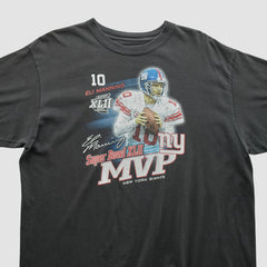 Superbowl XLII MVP Reebok 2008 T-shirt Black Vintage