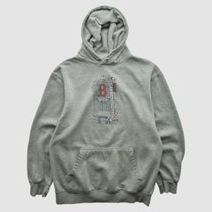 Boston Red Sox 2013 Hooded Pullover Sweatshirt - Heather Gray - XS by Fanatics Real Vintage Pullover