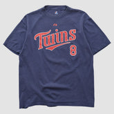 Minnesota Twins Majestic 2000s T-shirt - Navy - M by Fanatics Real Vintage T-shirts