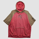 Tampa Bay Buccaneers Reebok 2000s Hooded Pullover Sweatshirt Red Vintage