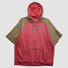 Tampa Bay Buccaneers Reebok 2000s Hooded Pullover Sweatshirt Red Vintage