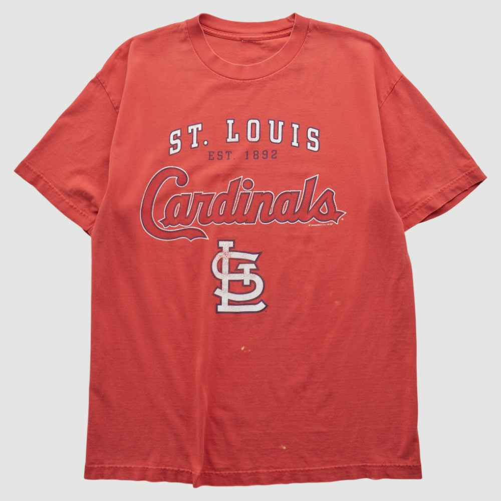 St. Louis Cardinals 2000s T-shirt - Red - M by Fanatics Real Vintage T-shirts