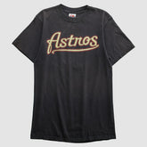 Houston Astros Majestic 2000s T-shirt - Black - S by Fanatics Real Vintage T-shirts