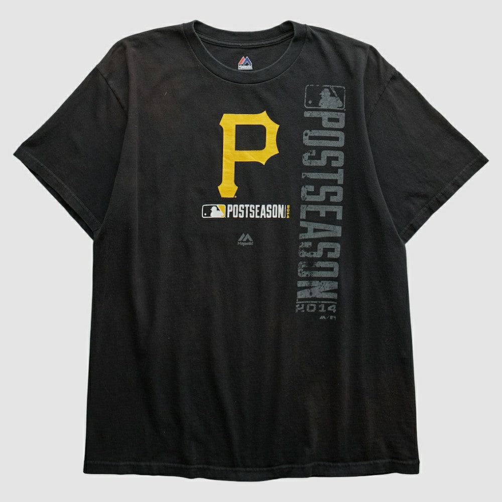 Pittsburgh Pirates Majestic 2014 T-shirt - Black - M by Fanatics Real Vintage T-shirts