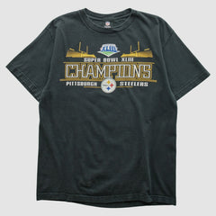 Pittsburgh Steelers NFL 2009 T-shirt Black Vintage