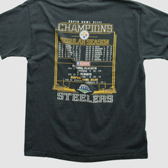 Pittsburgh Steelers NFL 2009 T-shirt Black Vintage