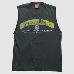 Pittsburgh Steelers NFL 2000s Tank Black Vintage