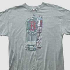 Boston Red Sox Majestic 2012 T-shirt - Heather Gray - M by Fanatics Real Vintage T-shirts