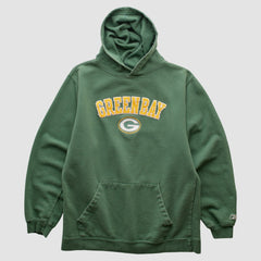 Green Bay Packers Team Edition Apparel 2000s Hooded Pullover Sweatshirt Green Vintage