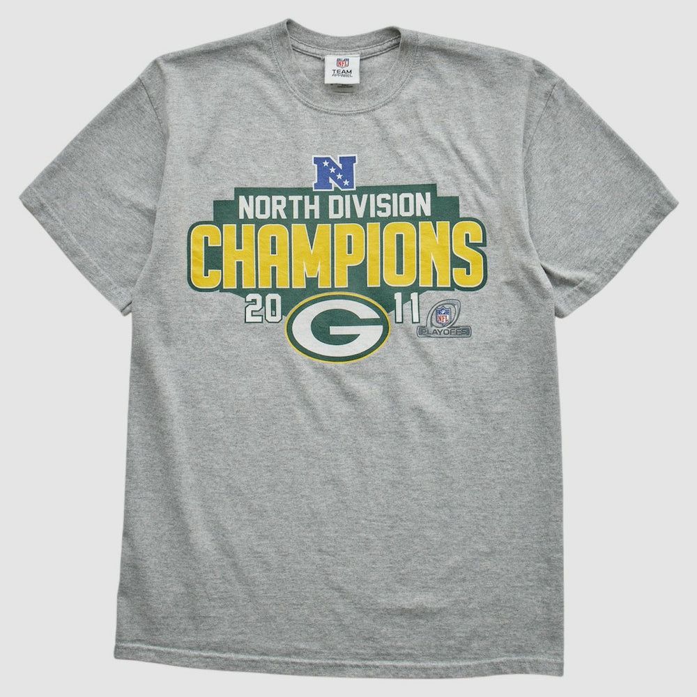 Green Bay Packers Team Edition Apparel 2011 T-shirt Heather Gray Vintage