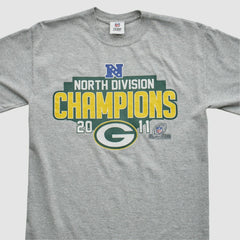 Green Bay Packers Team Edition Apparel 2011 T-shirt Heather Gray Vintage