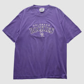 Colorado Rockies CSA 2000s T-shirt - Purple - S by Fanatics Real Vintage T-shirts