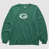 Green Bay Packers Reebok 2000s Long Sleeve T-shirt Green Vintage
