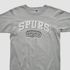 San Antonio Spurs Majestic 2000s T-shirt Heather Gray Vintage