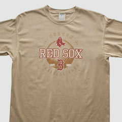 Boston Red Sox Genuine Merchandise 2000s T-shirt - Tan - L by Fanatics Real Vintage T-shirts