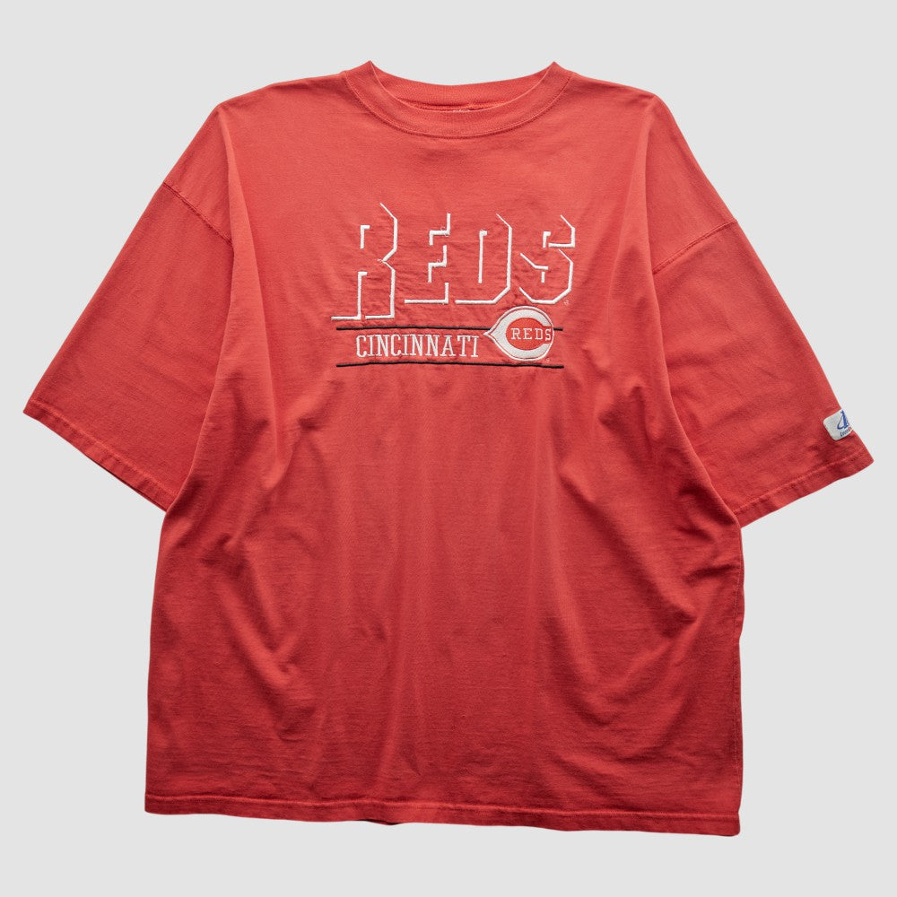 Cincinnati Reds Logo Athletic 90s T-shirt - Red - 3XL by Fanatics Real Vintage T-shirts
