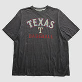 Texas Rangers MLB 2000s T-shirt - Dark Heather Gray - XL by Fanatics Real Vintage T-shirts