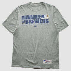 Milwaukee Brewers 2008 T-shirt - Heather Gray - M by Fanatics Real Vintage T-shirts