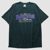 Baltimore Ravens Delta 2000s T-shirt Green Vintage