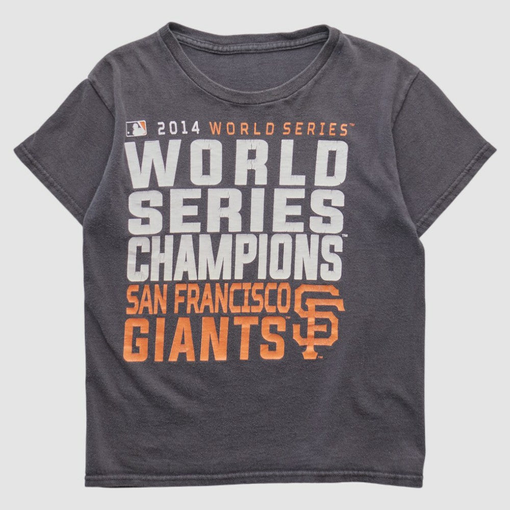 San Francisco Giants 2014 T-shirt - Charcoal - XXS by Fanatics Real Vintage T-shirts
