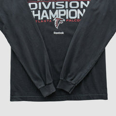 Atlanta Falcons Reebok 2010 Long Sleeve T-shirt Black Vintage