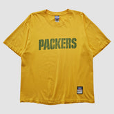 Green Bay Packers Reebok 2000s T-shirt Yellow Vintage