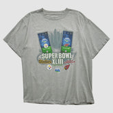 NFL Super Bowl XLIII NFL 2009 T-shirt Heather Gray Vintage