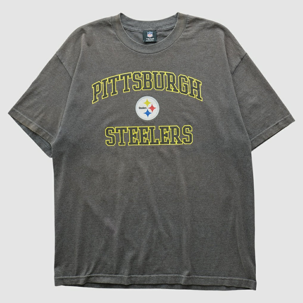Pittsburgh Steelers NFL 2010s T-shirt Dark Heather Gray Vintage