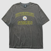 Pittsburgh Steelers NFL 2010s T-shirt Dark Heather Gray Vintage