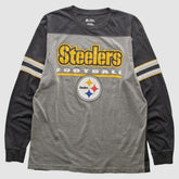 Pittsburgh Steelers NFL 2010s Long Sleeve T-shirt Heather Gray Vintage