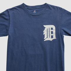 Detroit Tigers Majestic 2000s T-shirt - Navy - XS by Fanatics Real Vintage T-shirts