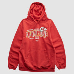 Kansas City Chiefs Reebok 2003 Hooded Pullover Sweatshirt Red Vintage
