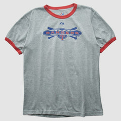 Texas Rangers Majestic 2010 T-shirt - Heather Gray - S by Fanatics Real Vintage T-shirts