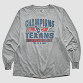 Houston Texans Team Edition Apparel 2012 Long Sleeve T-shirt Heather Gray Vintage