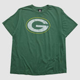 Green Bay Packers NFL 2010s T-shirt Green Vintage