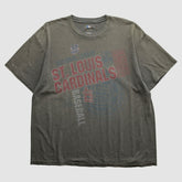 St. Louis Cardinals Genuine Merchandise 2010s T-shirt - Gray - 2XL by Fanatics Real Vintage T-shirts