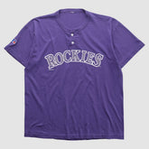 Colorado Rockies Russell 1996 T-shirt - Purple - M by Fanatics Real Vintage T-shirts