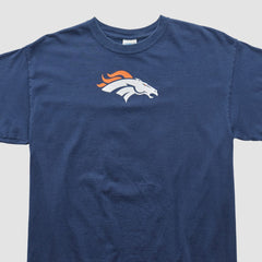 Denver Broncos Gildan 2010s T-shirt Navy Vintage