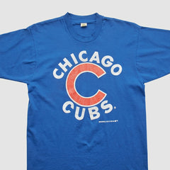 Chicago Cubs Velva Sheen 1988 T-shirt - Blue - S by Fanatics Real Vintage T-shirts
