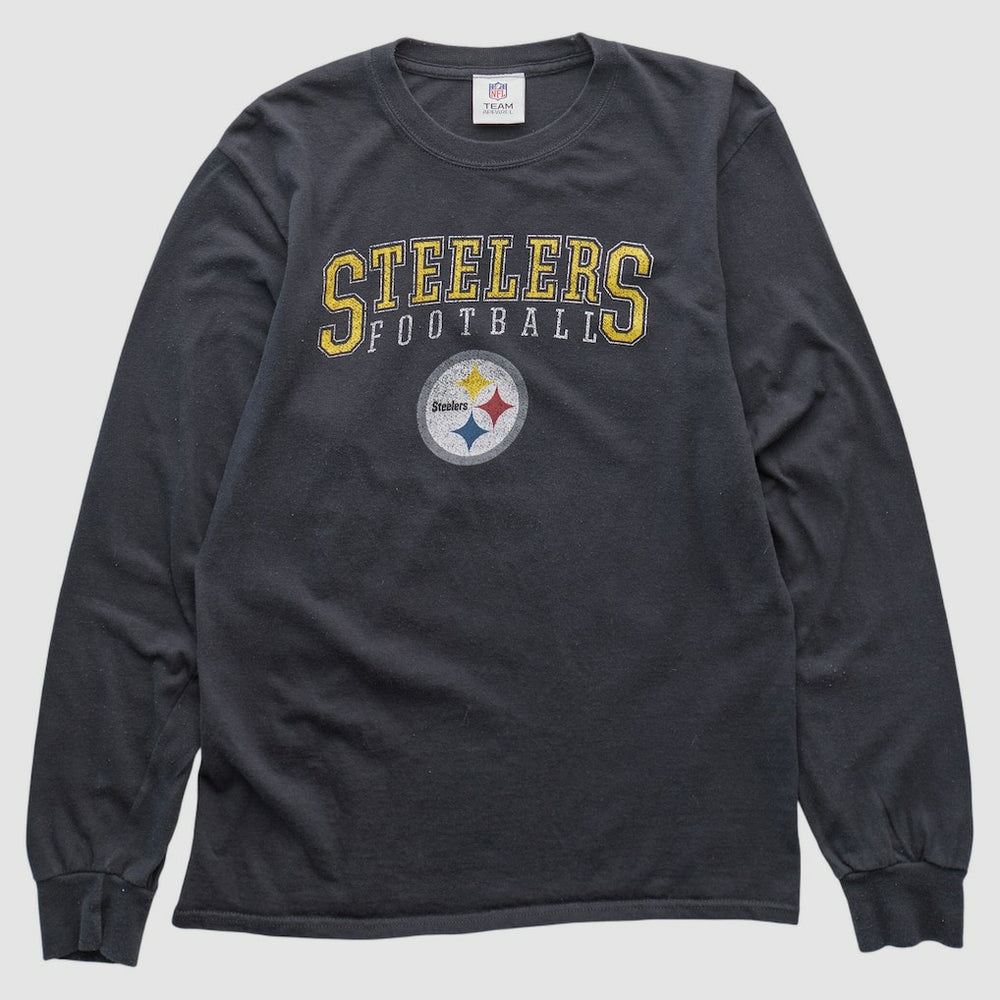 Pittsburgh Steelers NFL 2010s Long Sleeve T-shirt Black Vintage