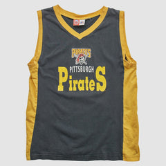 Pittsburgh Pirates Professional Sports Club 2000s Tank - Black - XXS by Fanatics Real Vintage Tanks