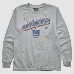 New York Giants Reebok 2011 Pullover Sweatshirt Heather Gray Vintage