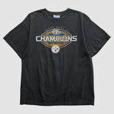 Pittsburgh Steelers Reebok 2006 T-shirt Black Vintage