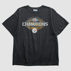 Pittsburgh Steelers Reebok 2006 T-shirt Black Vintage