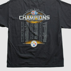 Pittsburgh Steelers Reebok 2006 T-shirt Black Vintage